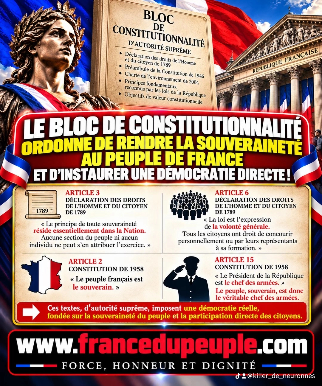 Illustration France Du Peuple